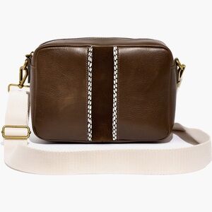 MADEWELL The Suede Inset Edition Large Transport Camera Bag NWT